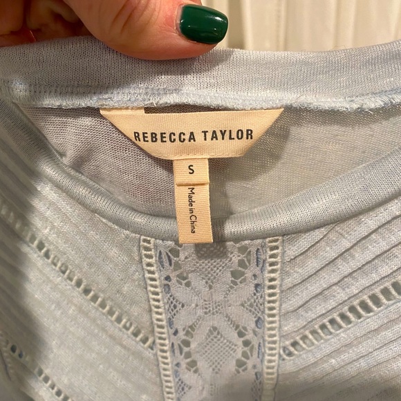 Rebecca Taylor Peplum Tee - Picture 2 of 2